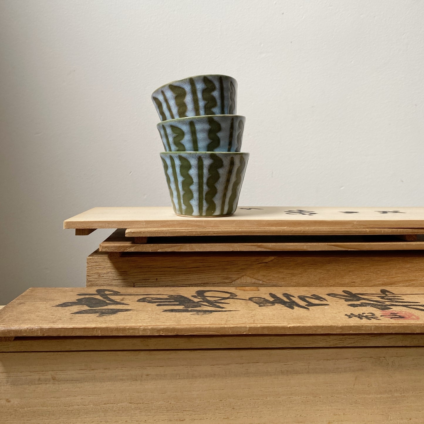 vintage ceramic japanese sake cup