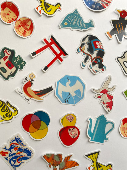 kiku print : vinyl sticker - sakana