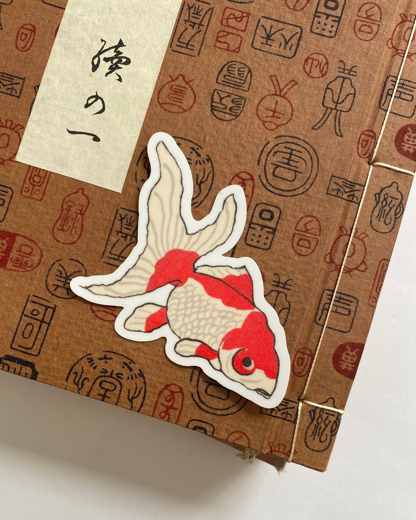 kiku print : vinyl sticker - kingyo