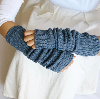 memeri : cashmere cotton arm and leg warmers