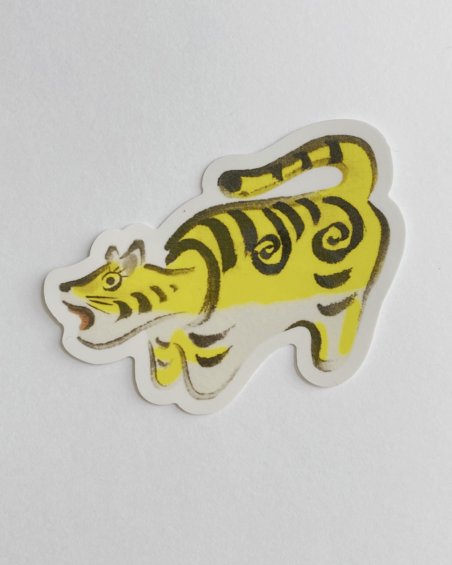 kiku print : vinyl sticker - tora