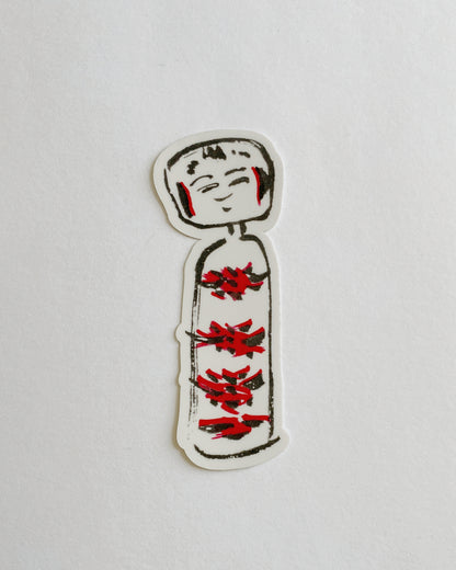 kiku print : vinyl sticker - Tomoko