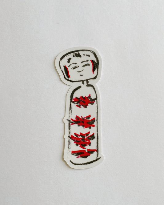 kiku print : vinyl sticker - Tomoko
