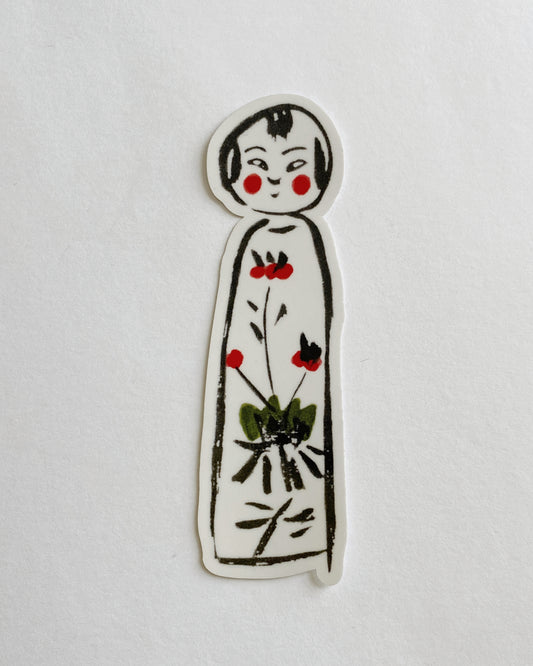 kiku print : vinyl sticker - Jun