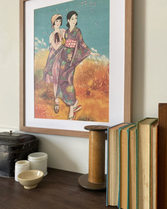 kiku print : A3 print - Natsu + Mai