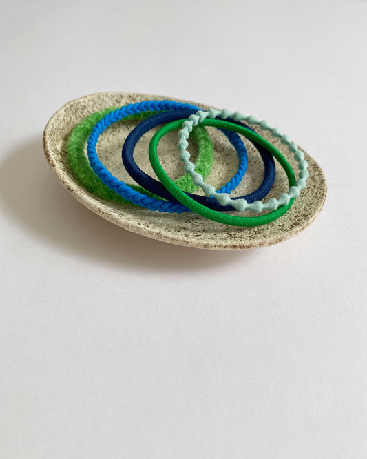 uki : hair ties - wasabi