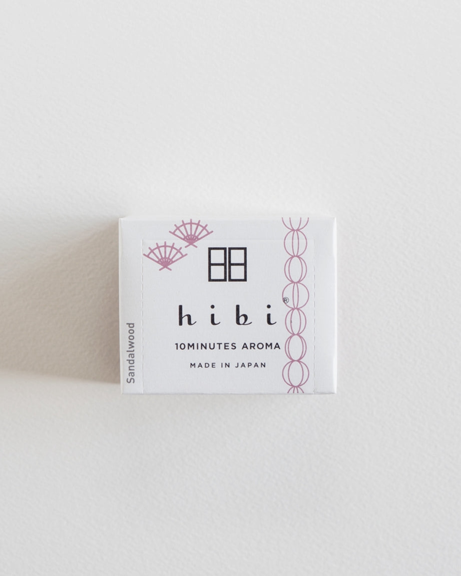 hibi 10 minute incense : traditional scents