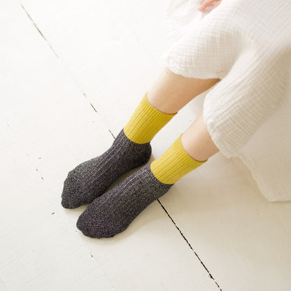 memeri : silk ribbed socks