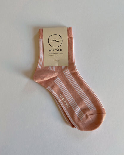 memeri : supima cotton striped socks