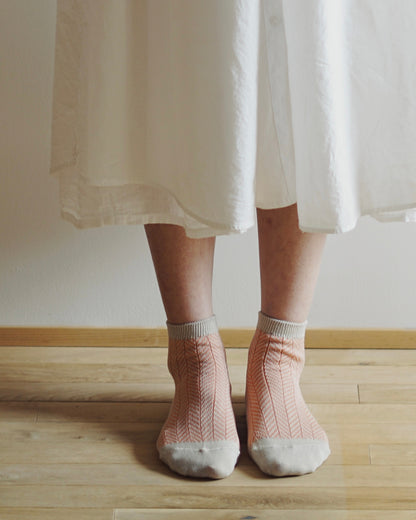 memeri : giza cotton herringbone socks
