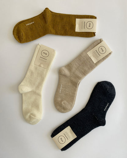 memeri : wool silk socks