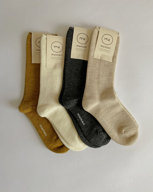 memeri : wool silk socks