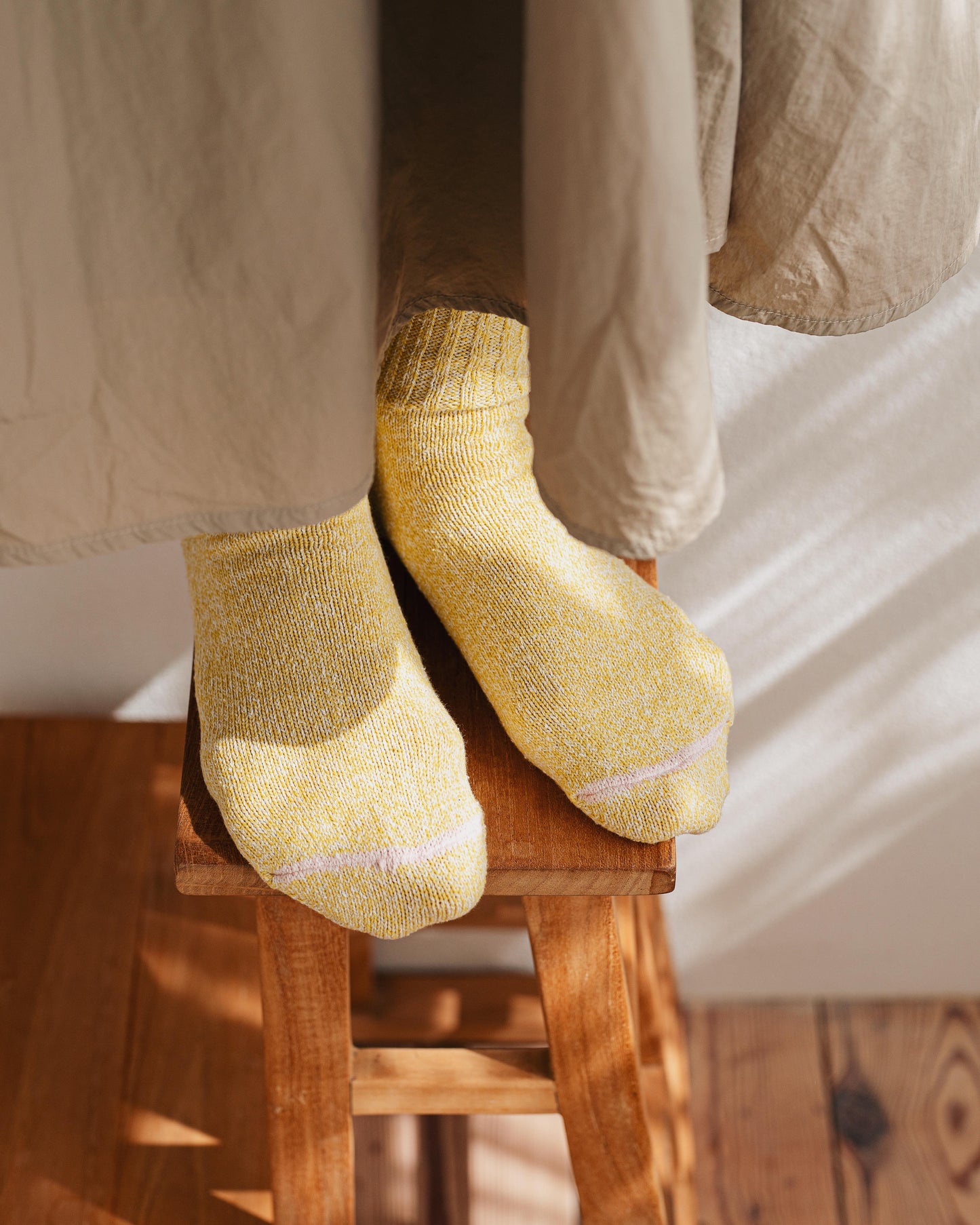 NISHIGUCHI KUTSUSHITA : boston silk cotton sock