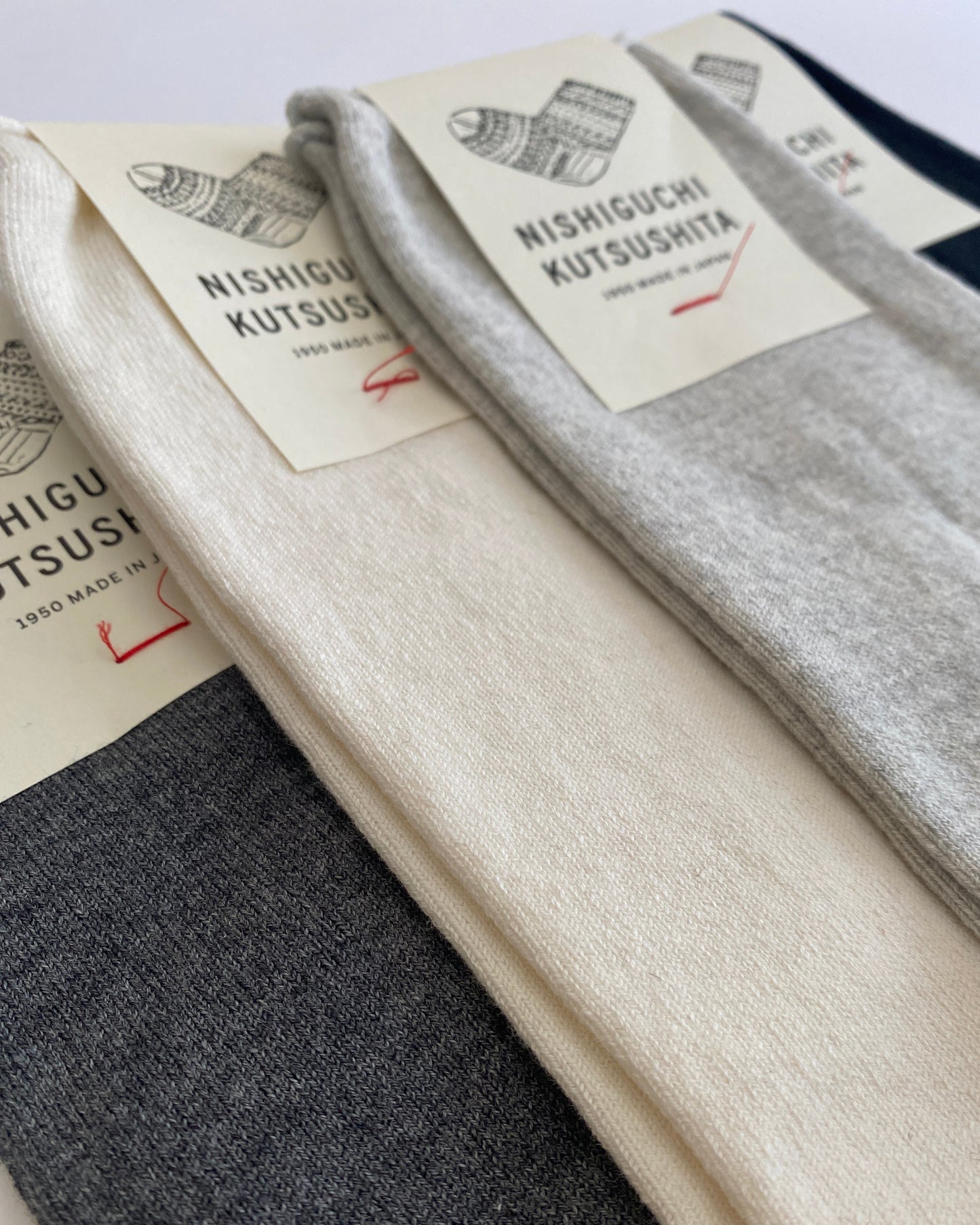 NISHIGUCHI KUTSUSHITA : praha cashmere cotton sock