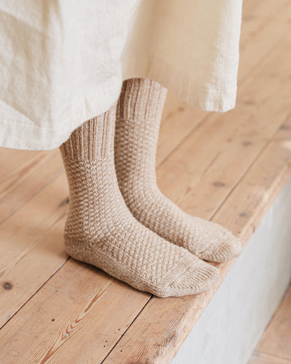 nishiguchi kutsushita : wool cotton boot socks