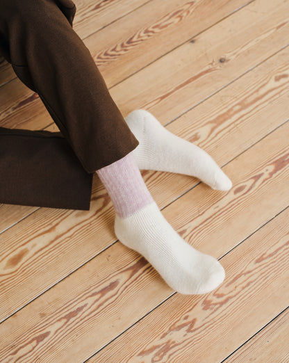 NISHIGUCHI KUTSUSHITA : oslo mohair wool pile sock