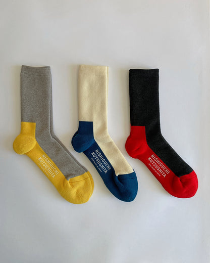 NISHIGUCHI KUTSUSHITA : Wool Pile Trail Socks