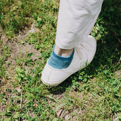 NISHIGUCHI KUTSUSHITA : Linen Cotton Pile Anklet