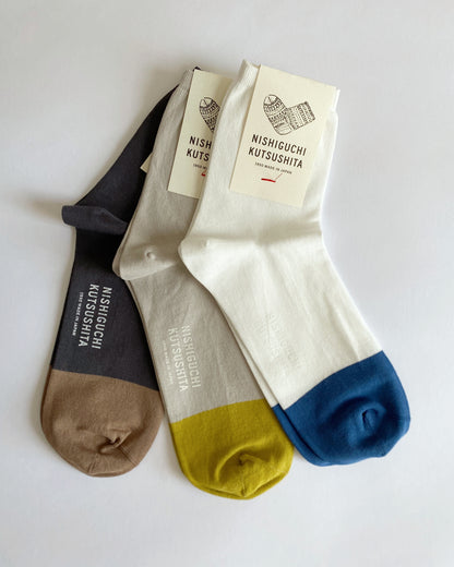 NISHIGUCHI KUTSUSHITA : Fine Cotton Socks