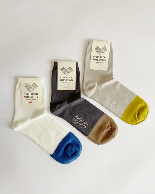 NISHIGUCHI KUTSUSHITA : Fine Cotton Socks