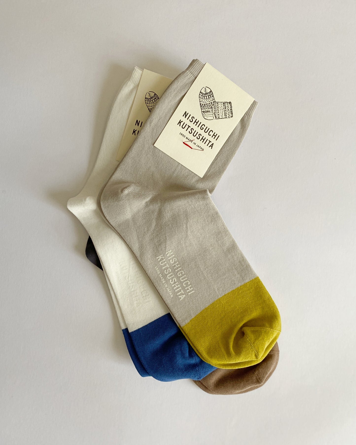 NISHIGUCHI KUTSUSHITA : Fine Cotton Socks