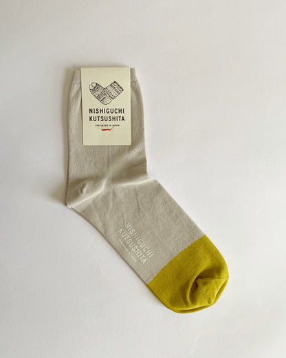 NISHIGUCHI KUTSUSHITA : Fine Cotton Socks