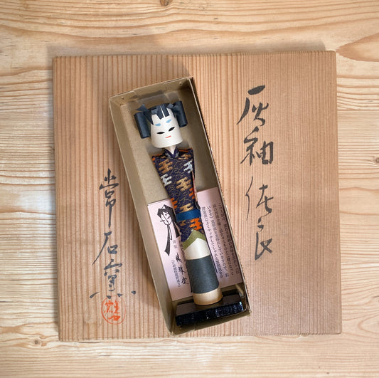 vintage japanese noh doll