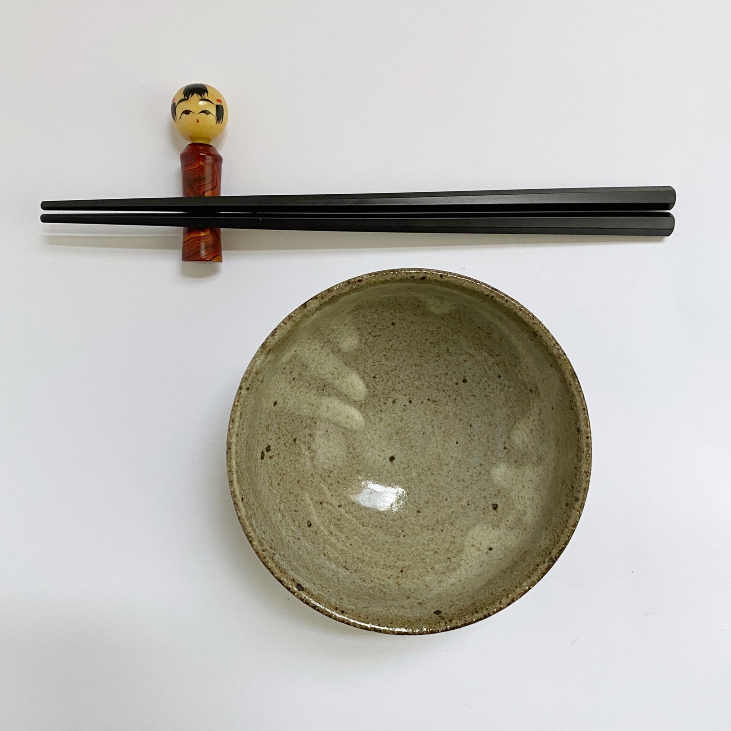 vintage japanese kokeshi chopstick rest