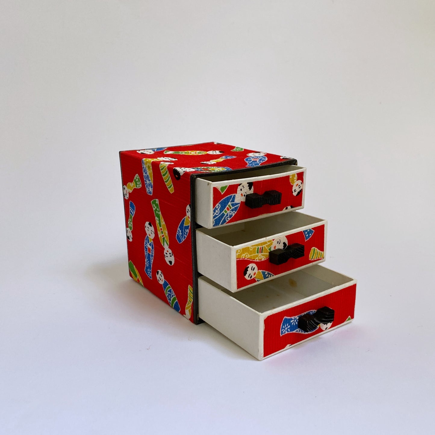vintage japanese kokeshi jewellery box