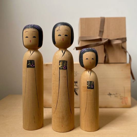 vintage japanese kokeshi