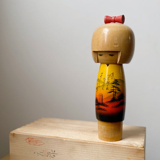 vintage japanese kokeshi