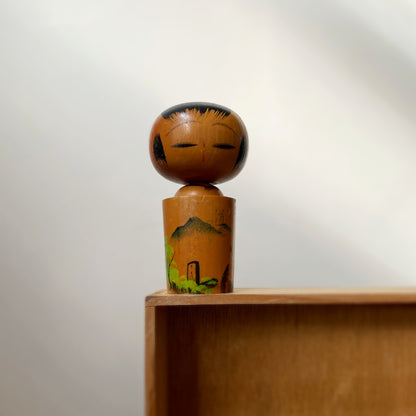 vintage japanese kokeshi