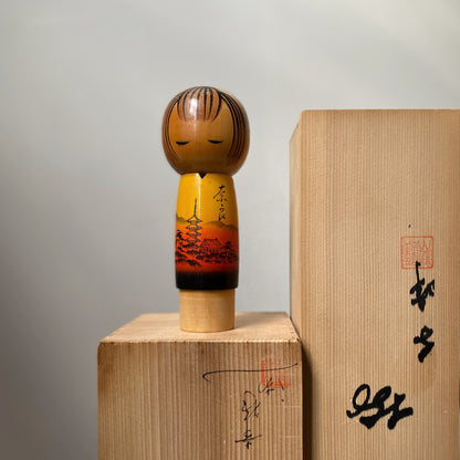 vintage japanese kokeshi