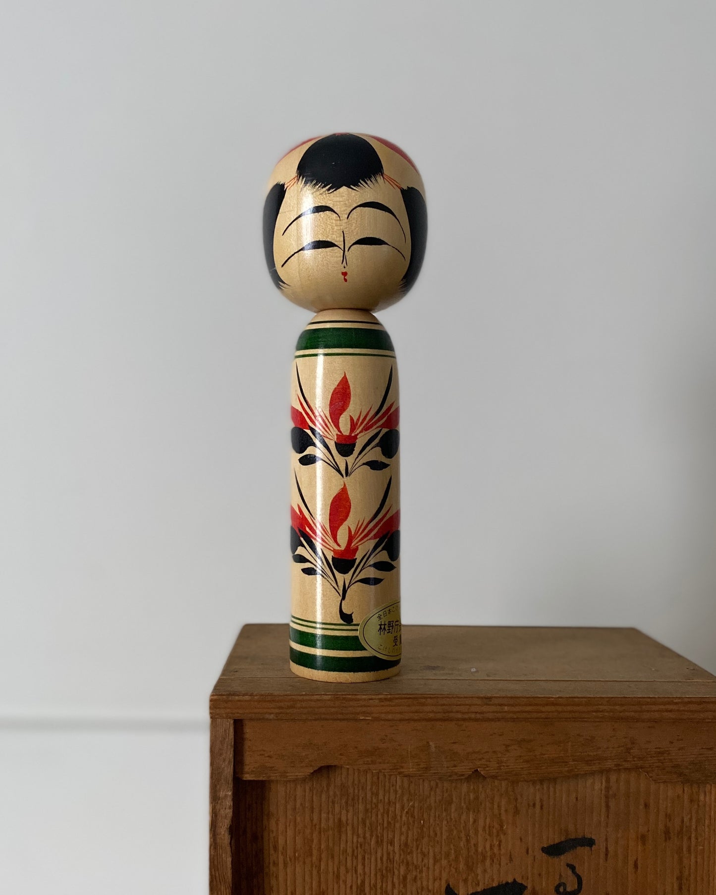 vintage kokeshi doll