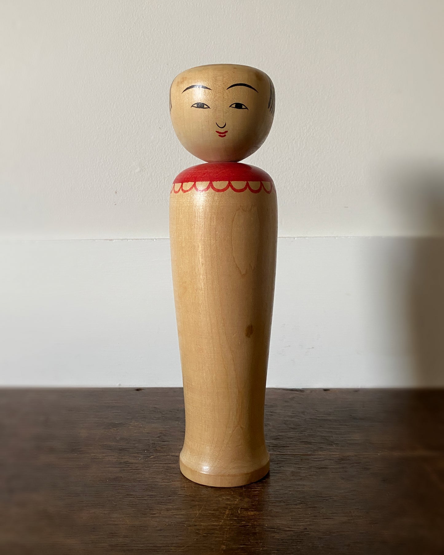 vintage natural wood kokeshi