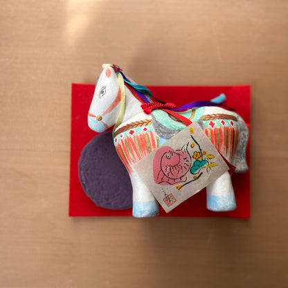 vintage japanese hariko hakata horse