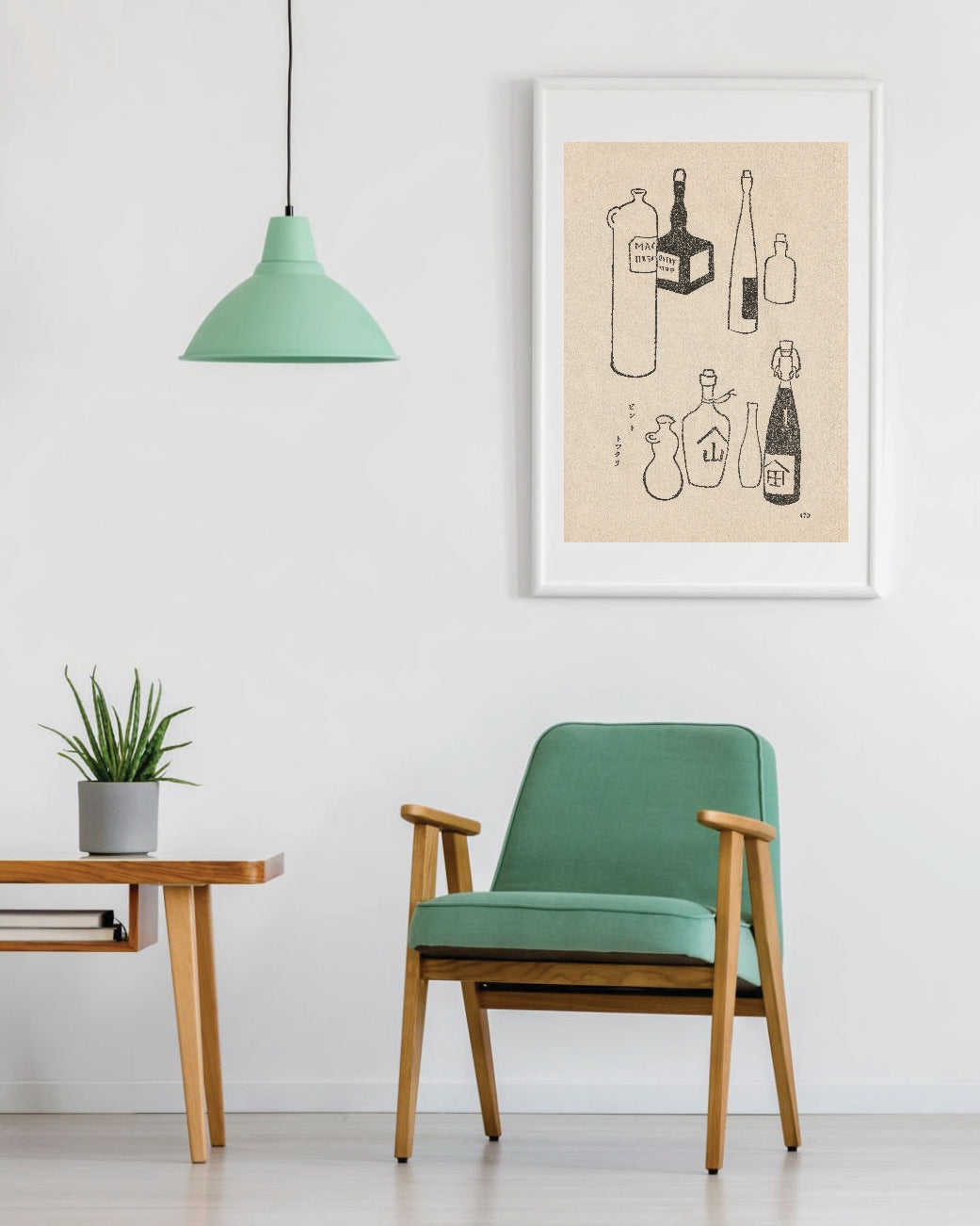 kiku print : A3 print - bottle shop