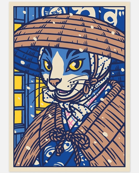 yeaaah! studio : cat in snow print