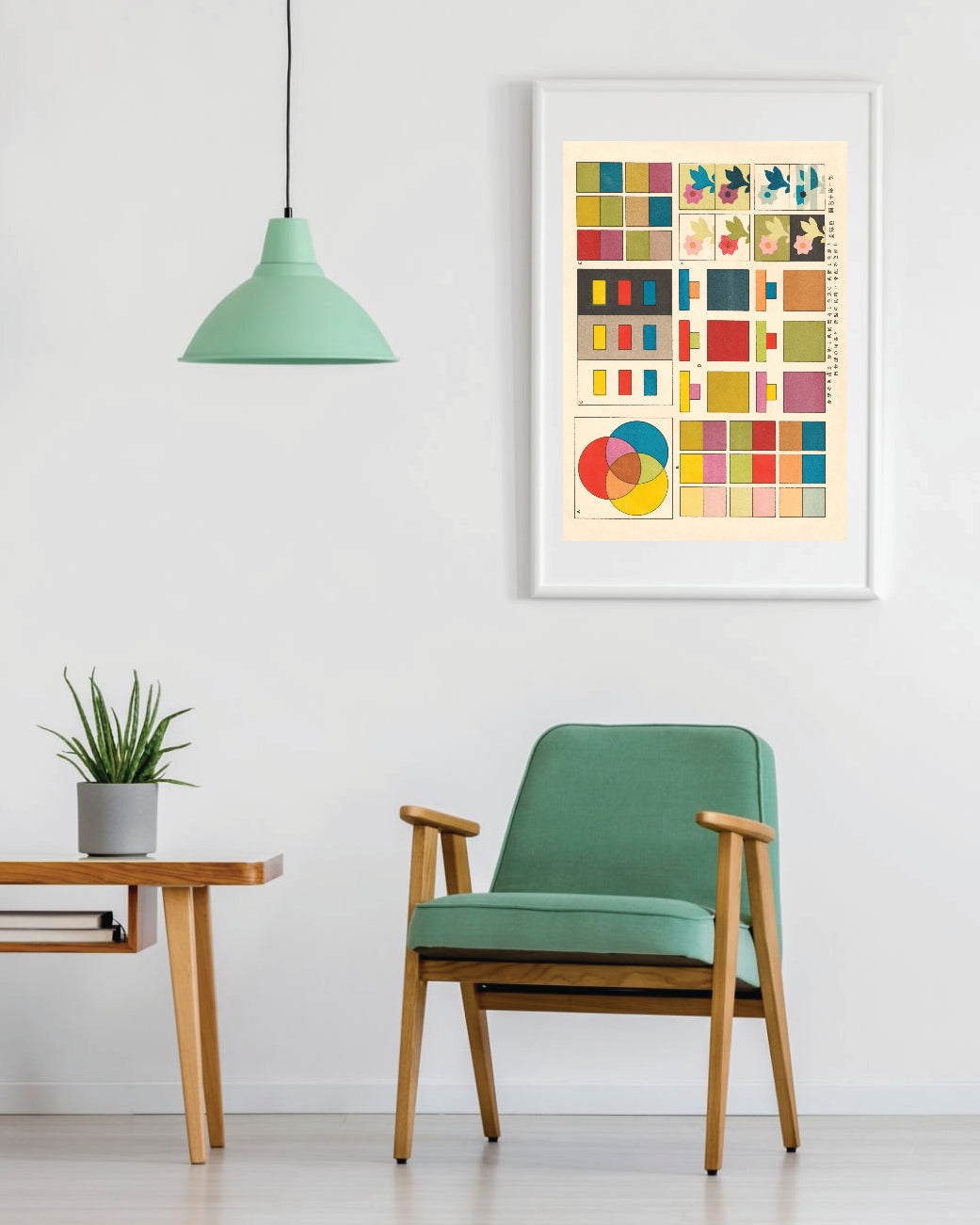 kiku print : A3 print - colour chart #3