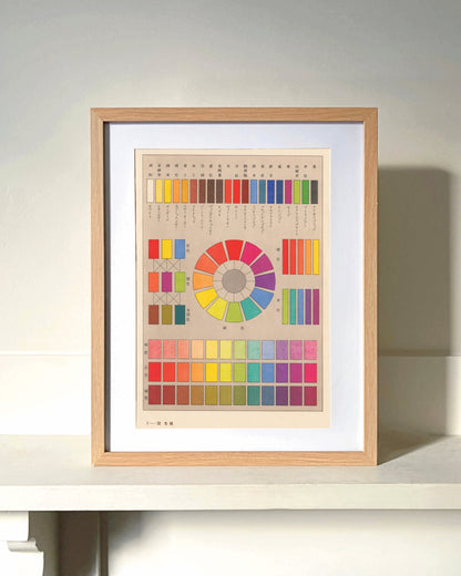 kiku print : A3 print - colour chart #1