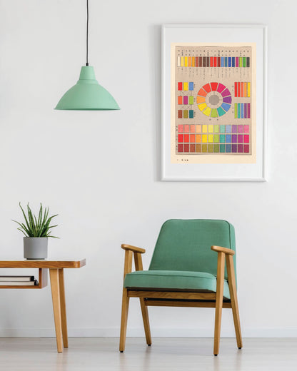 kiku print : A3 print - colour chart #1