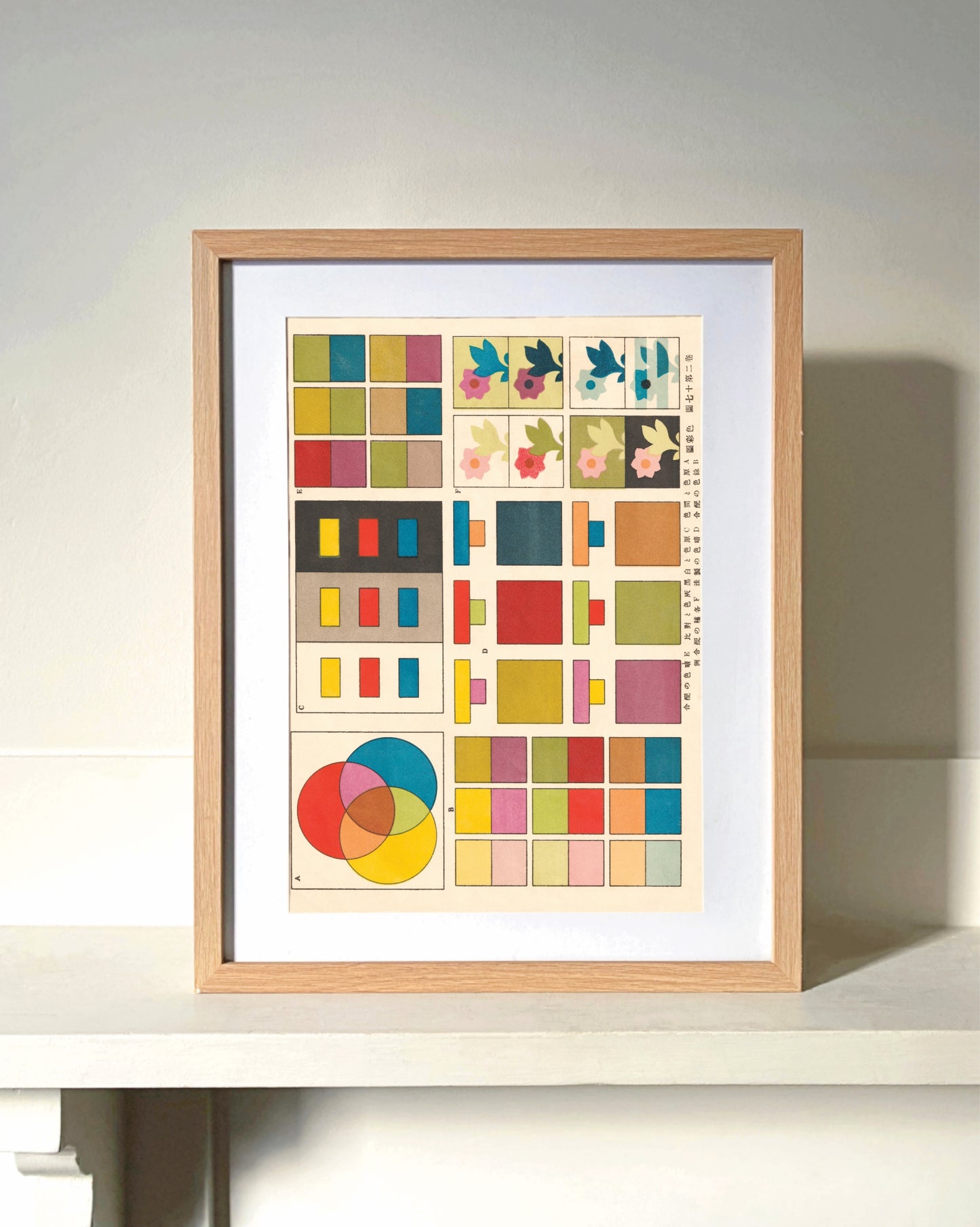 kiku print : A3 print - colour chart #3