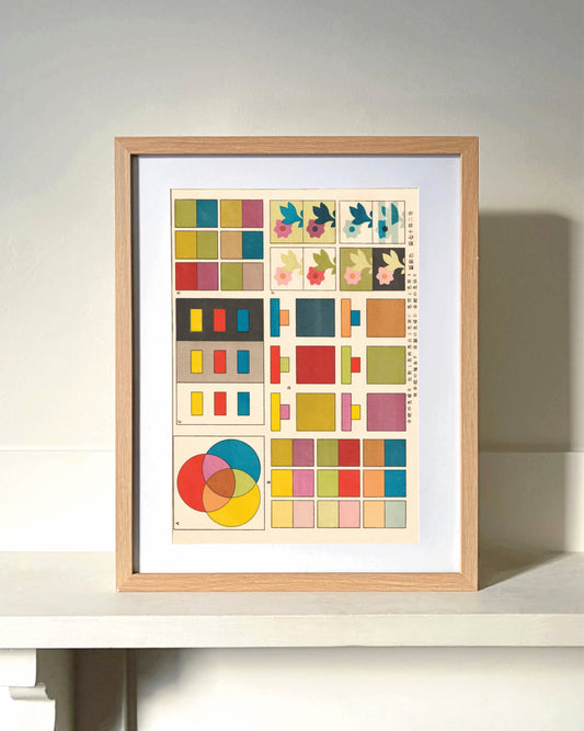 kiku print : A3 print - colour chart #3