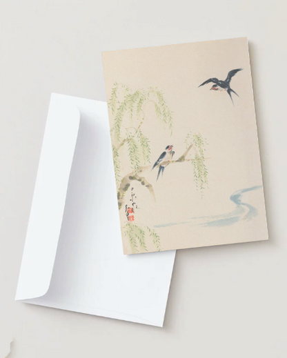 kiku print : greeting cards - homecoming