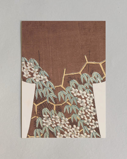 kiku print : postcard - hanikamu