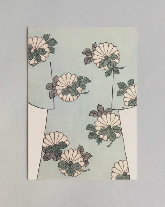 kiku print : postcard - kiku