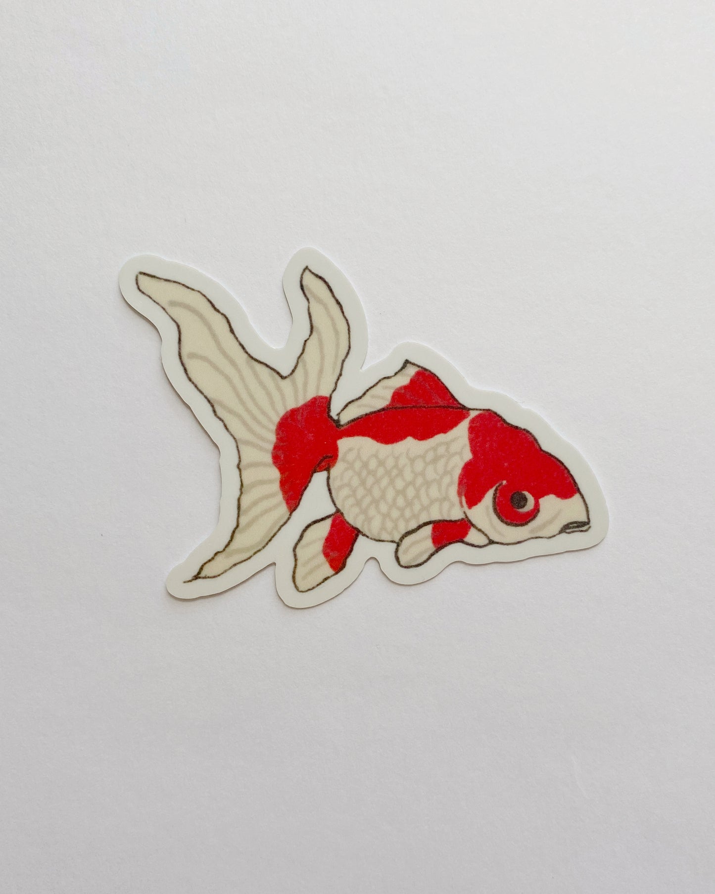 kiku print : vinyl sticker - kingyo