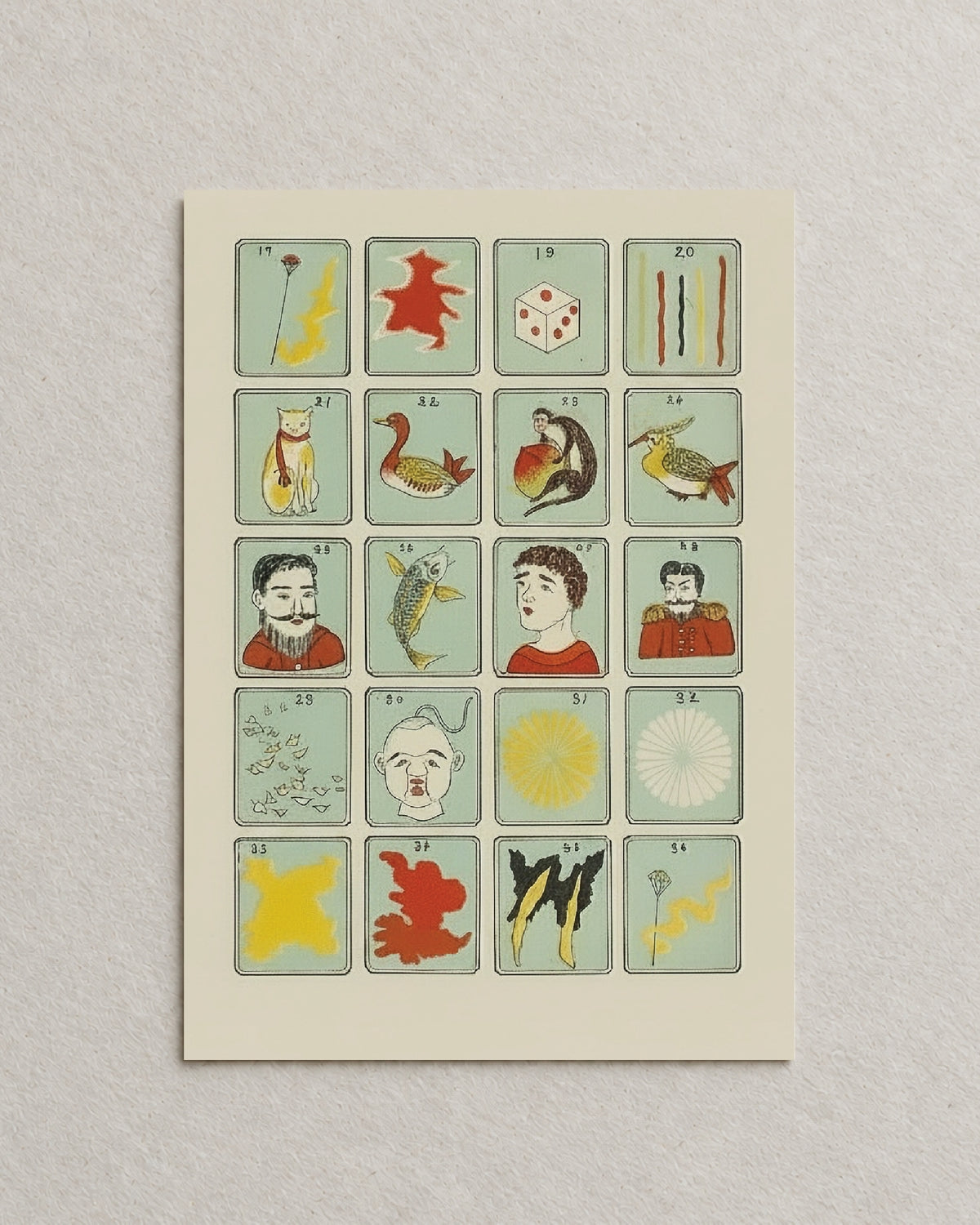 kiku print : postcard - fireworks