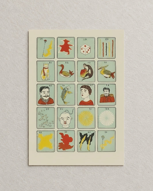 kiku print : postcard - fireworks