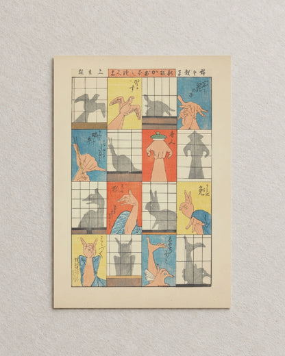 kiku print : postcard - shadow stories